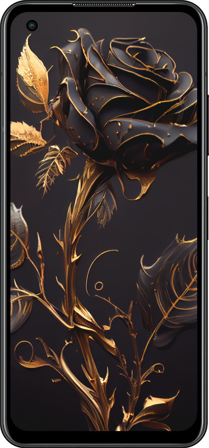 Силіконовий чехол Троянда 3 для Asus Zenfone 9 - 5552u-2842 изображение 