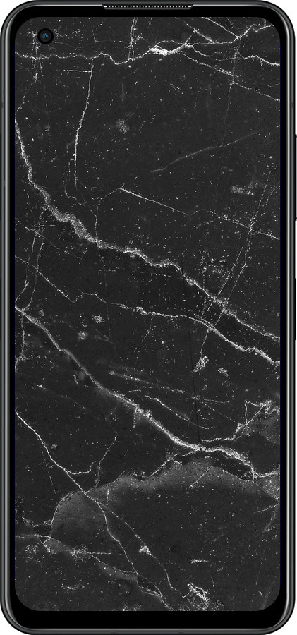 Силиконовый чехол Черный мрамор v2 для Asus Zenfone 9 - 5568u-2842 изображение 