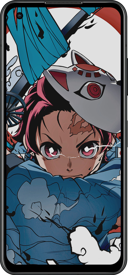 Силиконовый чехол Танджиро Камадо для Asus Zenfone 9 - 5574u-2842 изображение 