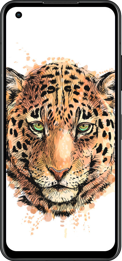 Силіконовий чехол Леопард v2 для Asus Zenfone 9 - 5606u-2842 изображение 