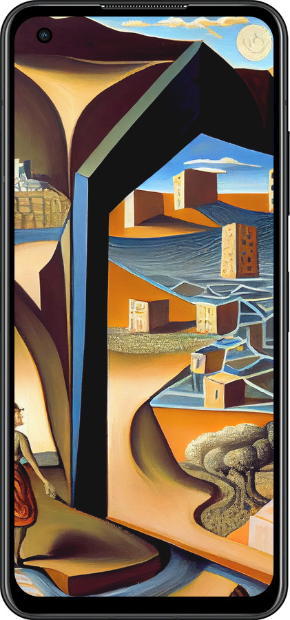 Силиконовый чехол Абстракция v2 для Asus Zenfone 9 - 5618u-2842 изображение 