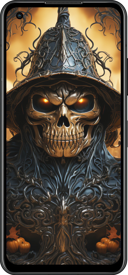 Силіконовий чехол Череп 2 для Asus Zenfone 9 - 5652u-2842 изображение 