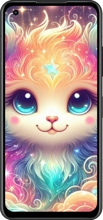 Силиконовый чехол Сказочный котенок для Asus Zenfone 9 - 5813u-2842 изображение 