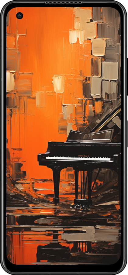 Силиконовый чехол Чехол для телефона Оранжевый Рояль для Asus Zenfone 9 - 5937u-2842 изображение 