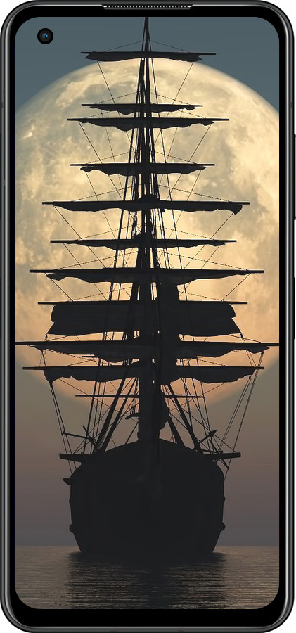 Силиконовый чехол Корабль для Asus Zenfone 9 - 5998u-2842 изображение 