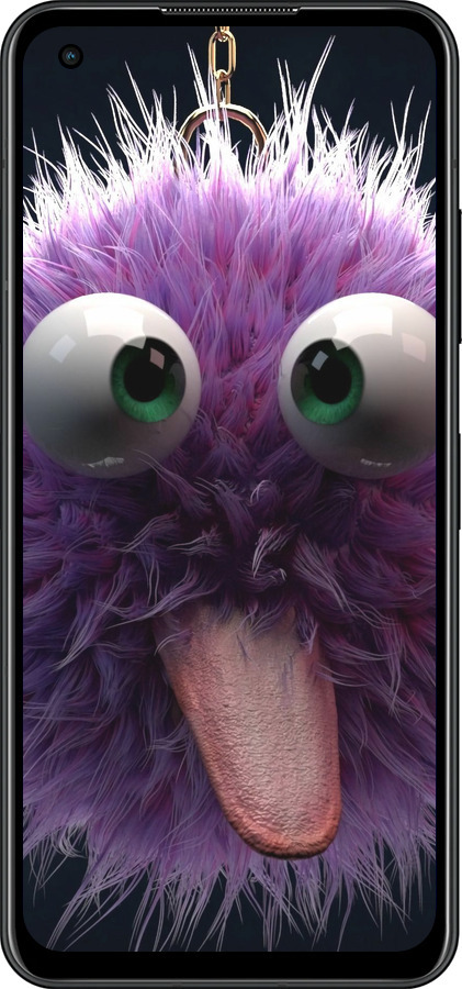 Силіконовий чехол Пухнастик для Asus Zenfone 9 - 6017u-2842 изображение 