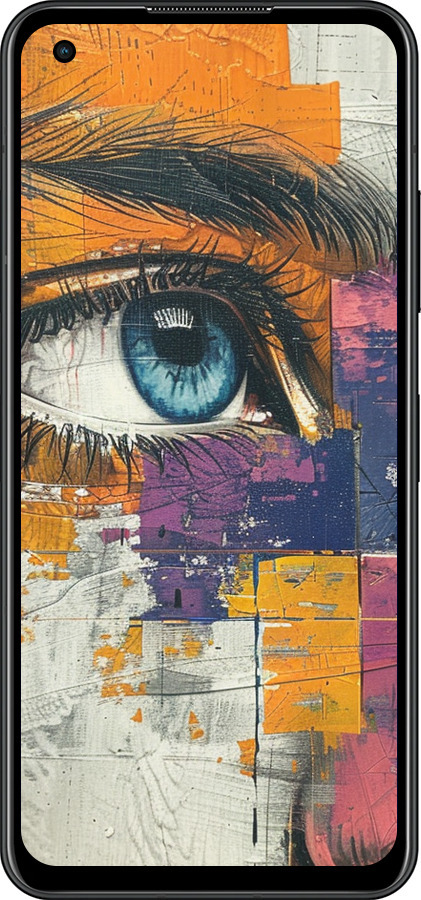 Силиконовый чехол Цветная фреска для Asus Zenfone 9 - 6032u-2842 изображение 