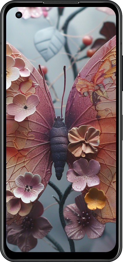 Силиконовый чехол Fairy Butterfly для Asus Zenfone 9 - 6048u-2842 изображение 