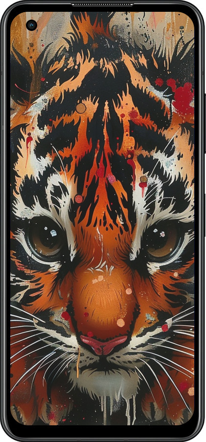 Силиконовый чехол Mini tiger для Asus Zenfone 9 - 6052u-2842 изображение 