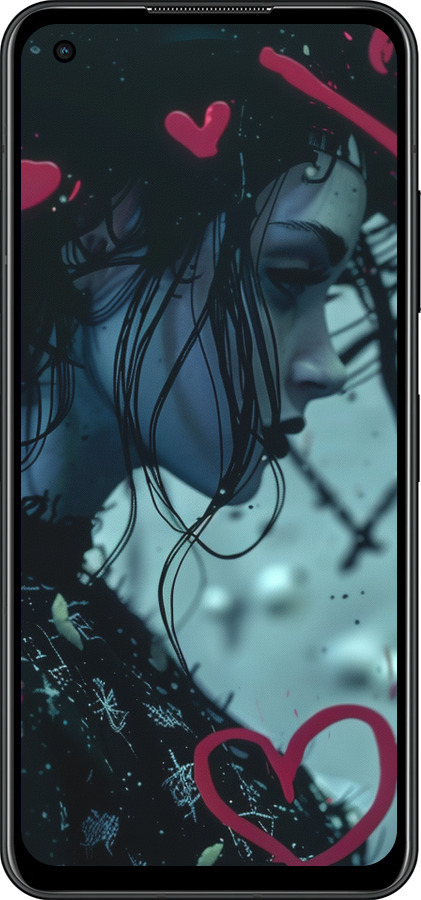 Силиконовый чехол XO Love v2 для Asus Zenfone 9 - 6057u-2842 изображение 