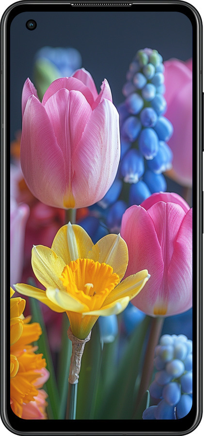 Силиконовый чехол Весенние цветы для Asus Zenfone 9 - 6058u-2842 изображение 