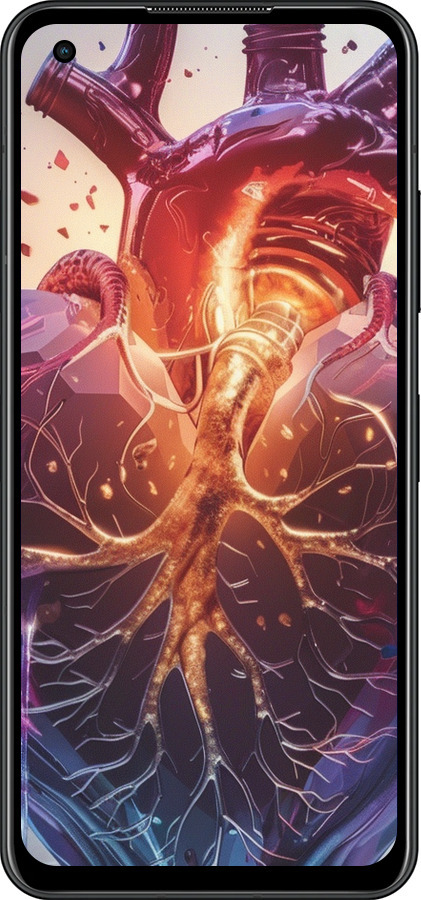 Силиконовый чехол Crystal Heart для Asus Zenfone 9 - 6070u-2842 изображение 