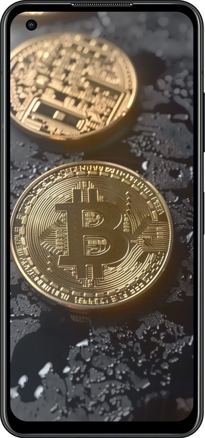 Силиконовый чехол Вулканический Bitcoin для Asus Zenfone 9 - 6092u-2842 изображение 