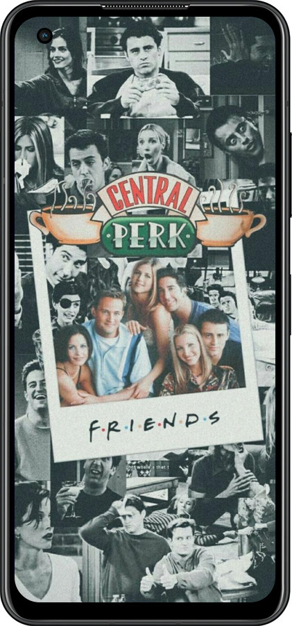 Силиконовый чехол Друзья для Asus Zenfone 9 - 6276u-2842 изображение 