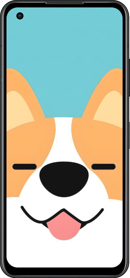 Силіконовий чехол Корги для Asus Zenfone 9 - 6280u-2842 изображение 