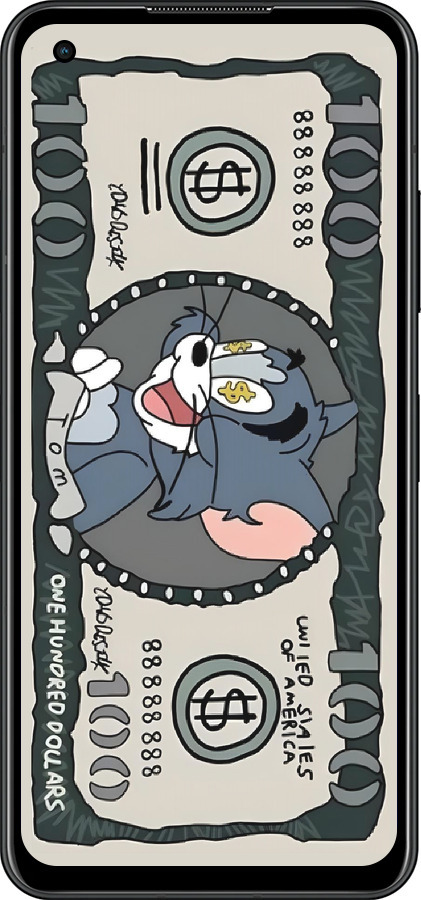 Силиконовый чехол Том и джерри для Asus Zenfone 9 - 6291u-2842 изображение 