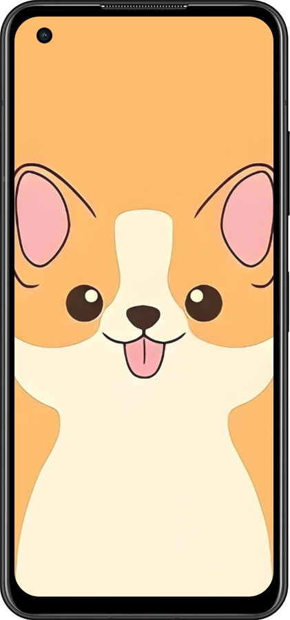 Силиконовый чехол Милый пес для Asus Zenfone 9 - 6296u-2842 изображение 