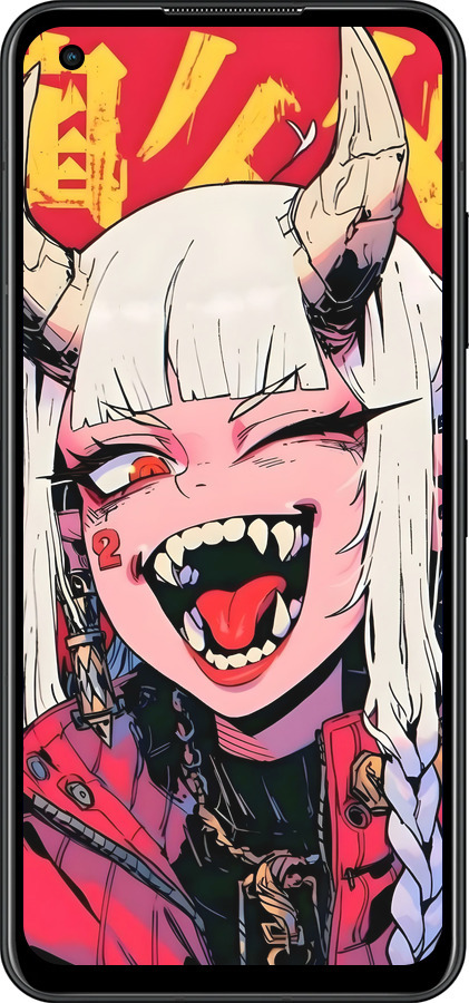 Силиконовый чехол Аниме демон для Asus Zenfone 9 - 6308u-2842 изображение 