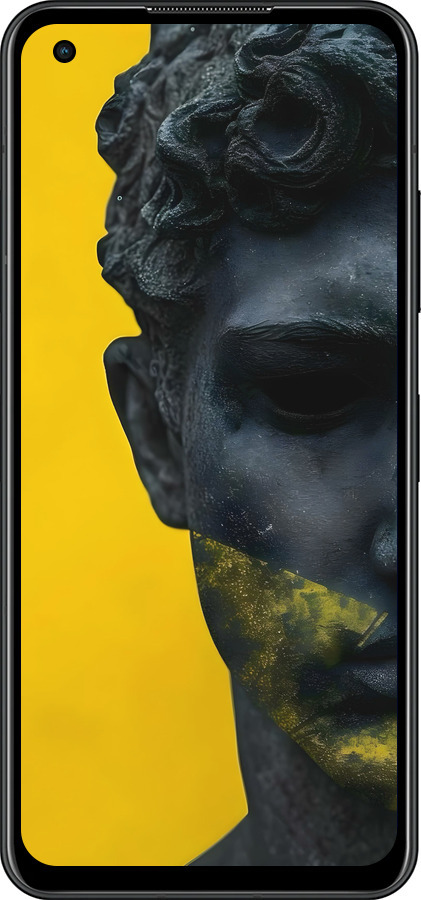 Силиконовый чехол Статуя арт для Asus Zenfone 9 - 6330u-2842 изображение 