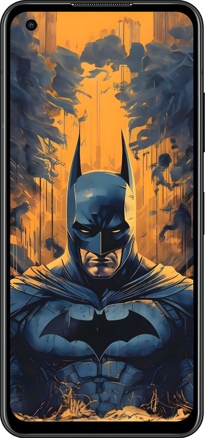 Силиконовый чехол Бэтмен для Asus Zenfone 9 - 6335u-2842 изображение 