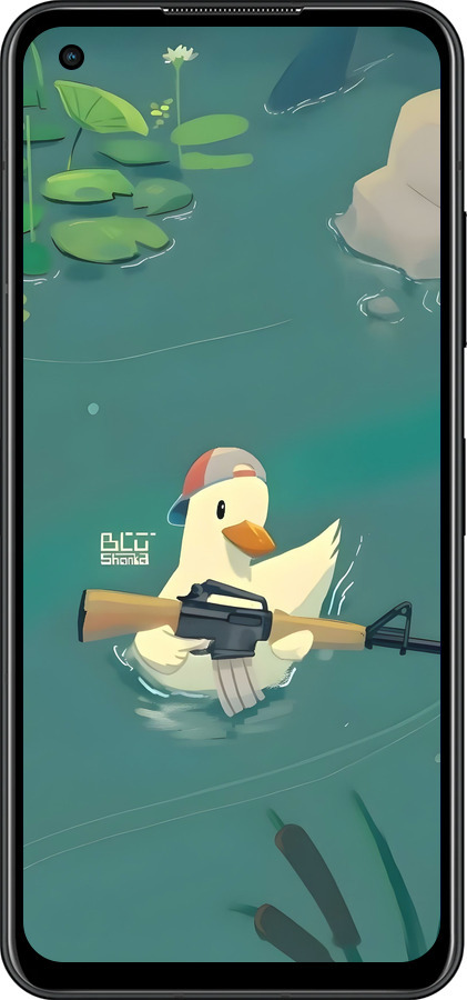 Силиконовый чехол Уточка с автоматом для Asus Zenfone 9 - 6356u-2842 изображение 