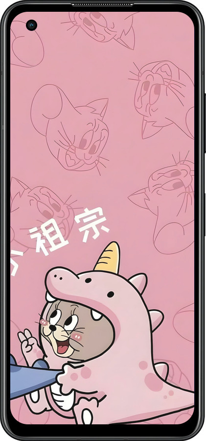 Силиконовый чехол Том и джерри 2 для Asus Zenfone 9 - 6359u-2842 изображение 