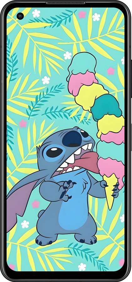 Силиконовый чехол Стич для Asus Zenfone 9 - 6361u-2842 изображение 