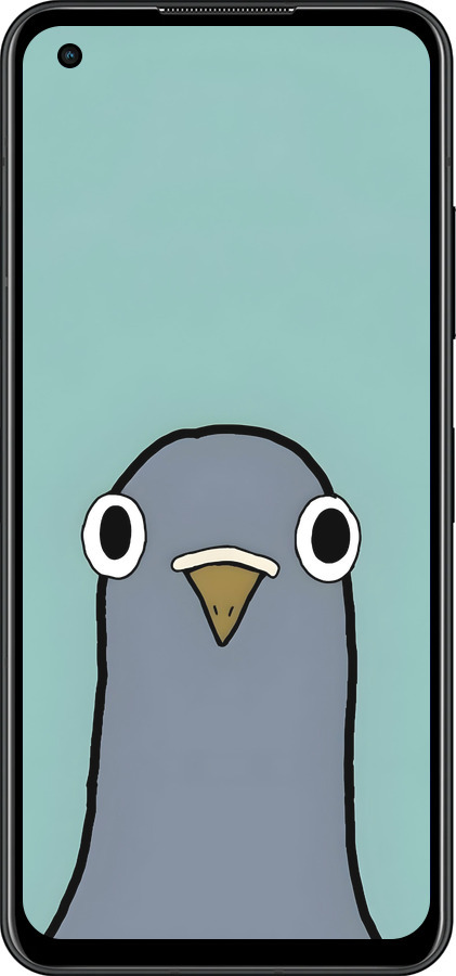 Силиконовый чехол Голубь для Asus Zenfone 9 - 6388u-2842 изображение 