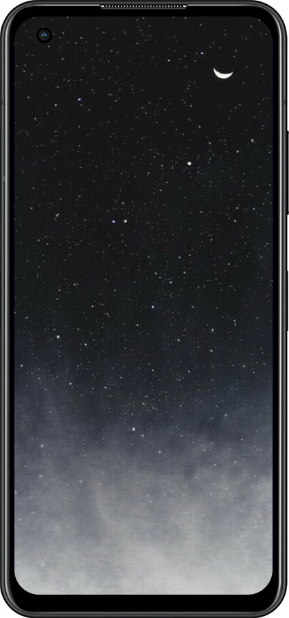 Силиконовый чехол Сині хмари, Синій місяць для Asus Zenfone 9 - 6396u-2842 изображение 