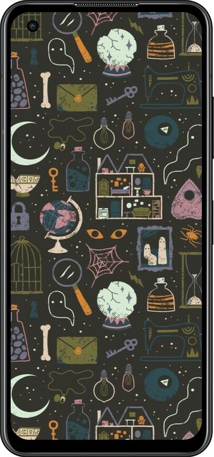 Силиконовый чехол Колдовской принт для Asus Zenfone 9 - 6425u-2842 изображение 