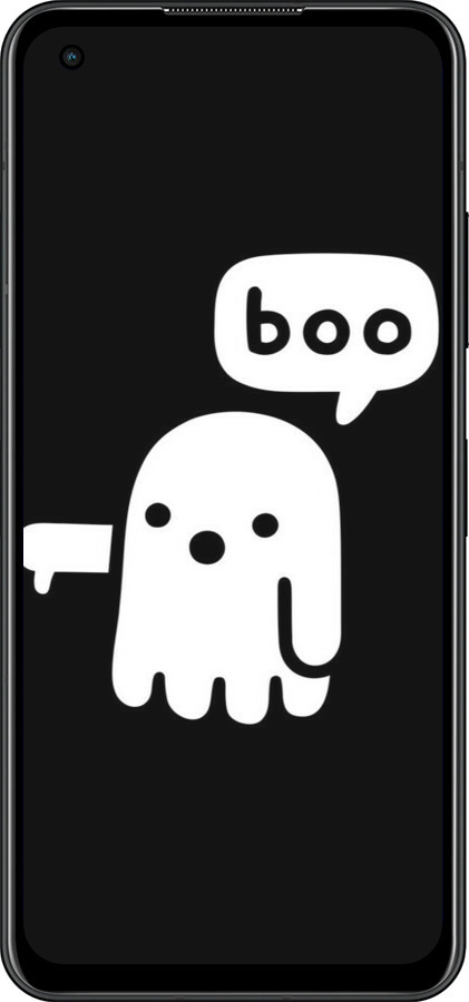 Силиконовый чехол Призрак Неодобрения для Asus Zenfone 9 - 6431u-2842 изображение 