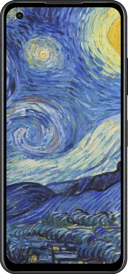 Силиконовый чехол «Звездная ночь» Винсента Ван Гога для Asus Zenfone 9 - 6433u-2842 изображение 