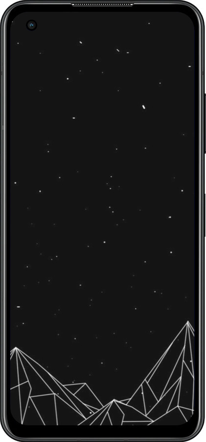 Силиконовый чехол Черно белые абстрактные горы для Asus Zenfone 9 - 6437u-2842 изображение 