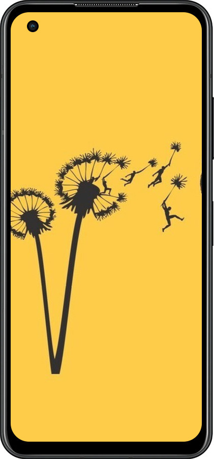 Силиконовый чехол Минимализм одуванчики для Asus Zenfone 9 - 6449u-2842 изображение 