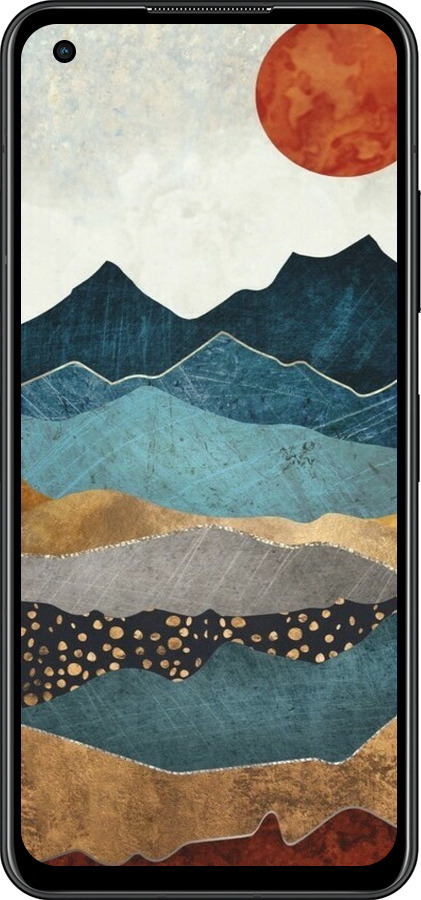 Силиконовый чехол Янтарный закат для Asus Zenfone 9 - 6475u-2842 изображение 