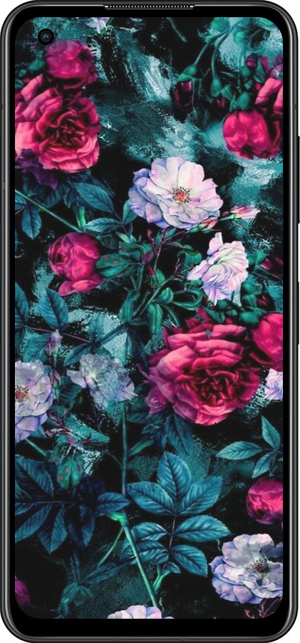 Силиконовый чехол Сад и розы для Asus Zenfone 9 - 6483u-2842 изображение 