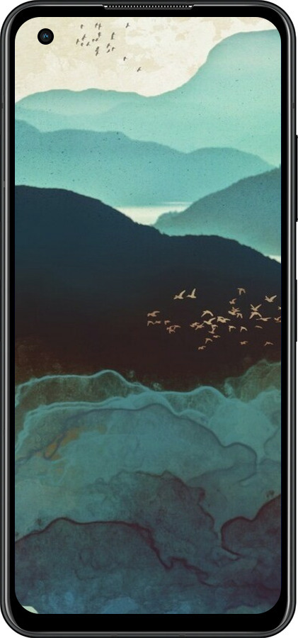 Силиконовый чехол С изображением гор Индиго для Asus Zenfone 9 - 6484u-2842 изображение 