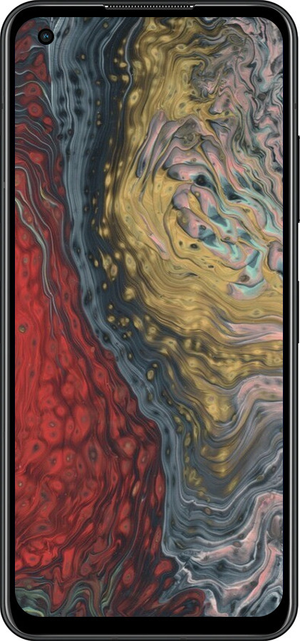 Силиконовый чехол С изображением абстрактной живописи для Asus Zenfone 9 - 6530u-2842 изображение 