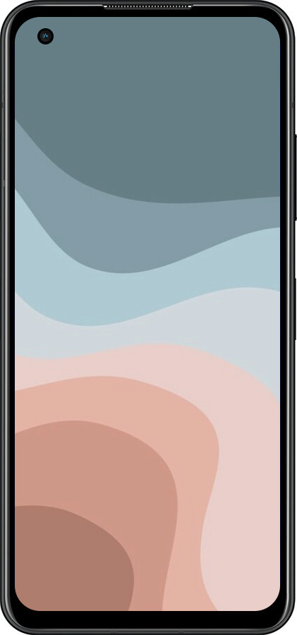Силиконовый чехол С синими и розовыми волнами в стиле ретро для Asus Zenfone 9 - 6532u-2842 изображение 