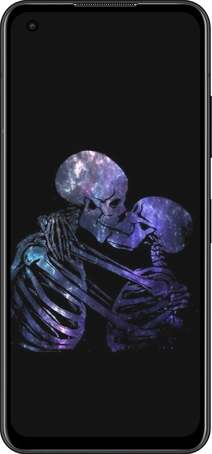 Силиконовый чехол С изображением скелета для Asus Zenfone 9 - 6537u-2842 изображение 