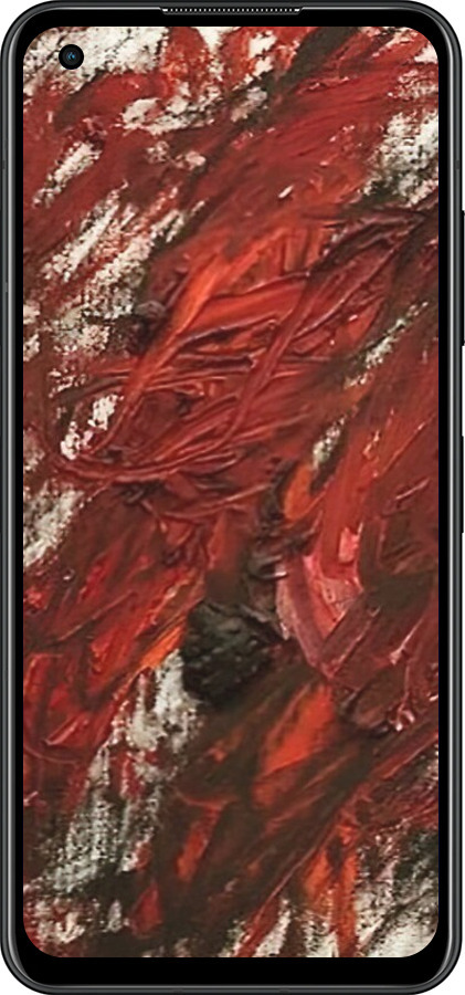 Силиконовый чехол Абстрактная композиция в красных тонах для Asus Zenfone 9 - 6541u-2842 изображение 