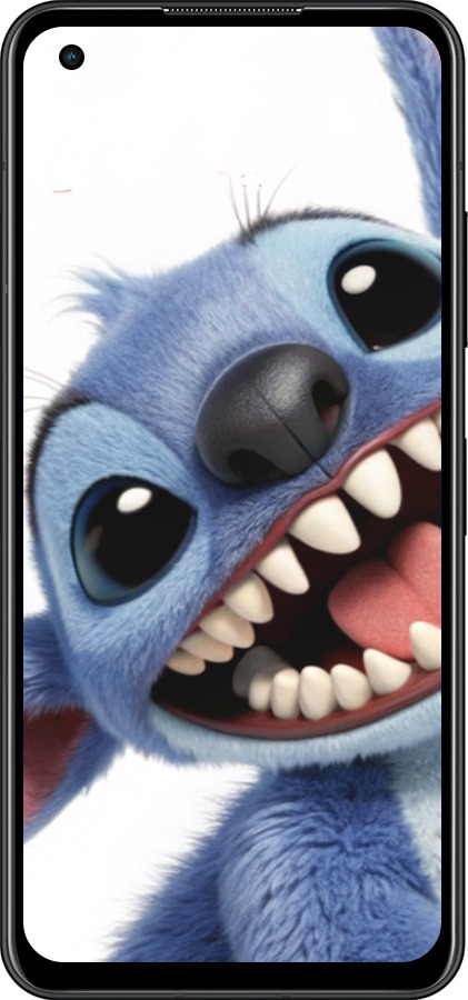 Силіконовий чехол Стіч для Asus Zenfone 9 - 6684u-2842 изображение 