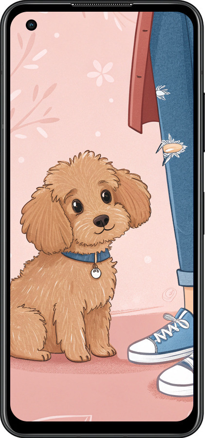 Силиконовый чехол Мальтипу 3 для Asus Zenfone 9 - 6706u-2842 изображение 