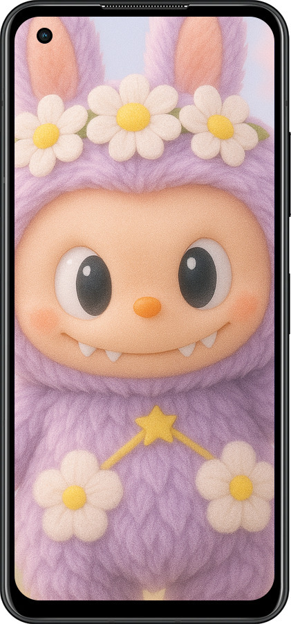 Силиконовый чехол Лабубу 1 для Asus Zenfone 9 - 6709u-2842 изображение 