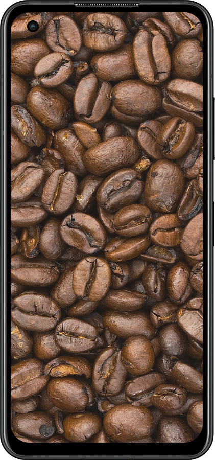 Силіконовий чехол Зерна кави для Asus Zenfone 9 - 783u-2842 изображение 