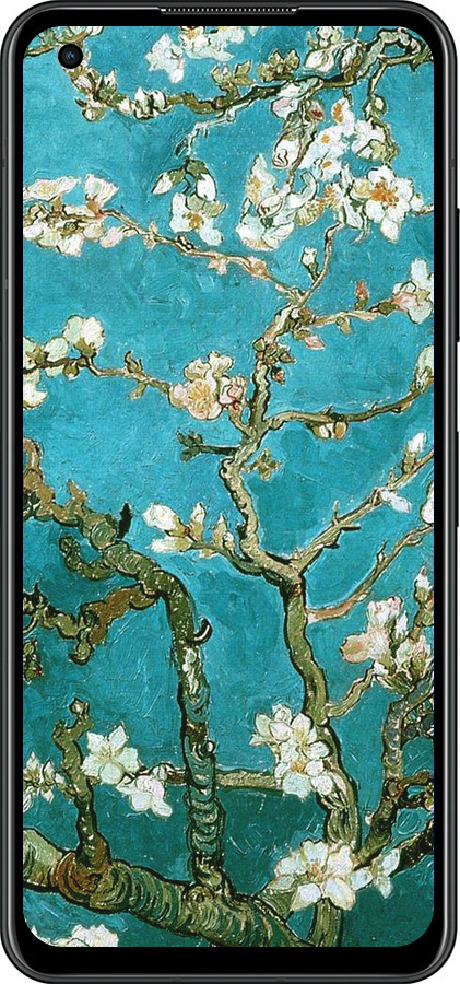 Силиконовый чехол Винсент Ван Гог. Сакура для Asus Zenfone 9 - 841u-2842 изображение 