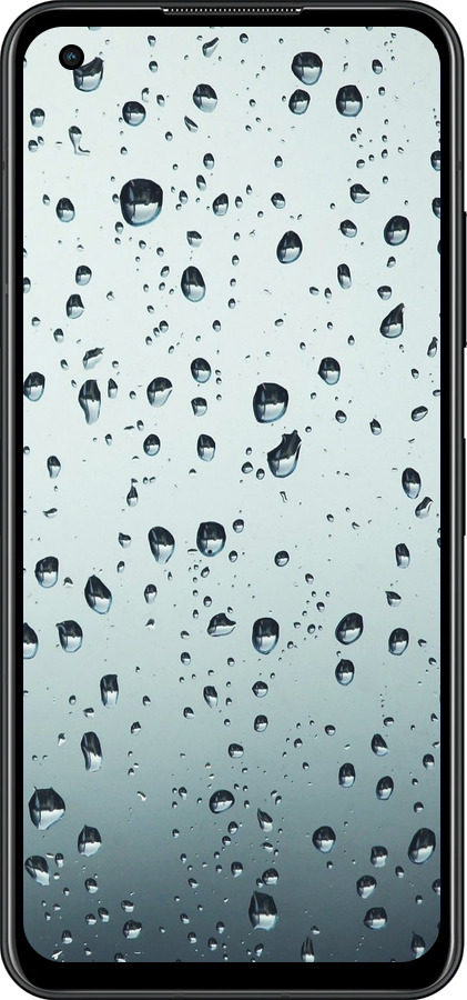 Силиконовый чехол Стекло в каплях для Asus Zenfone 9 - 848u-2842 изображение 