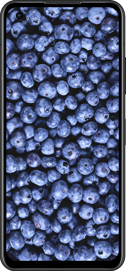 Силиконовый чехол Черника для Asus Zenfone 9 - 851u-2842 изображение 