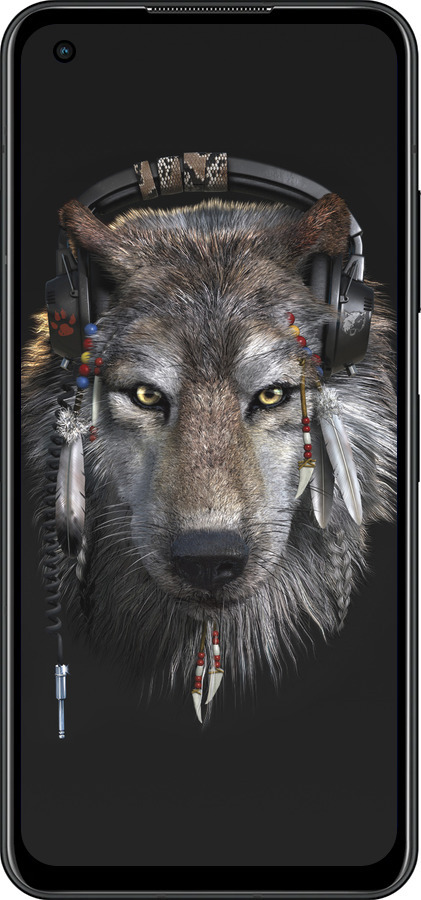 Силиконовый чехол Волк-меломан для Asus Zenfone 9 - 875u-2842 изображение 
