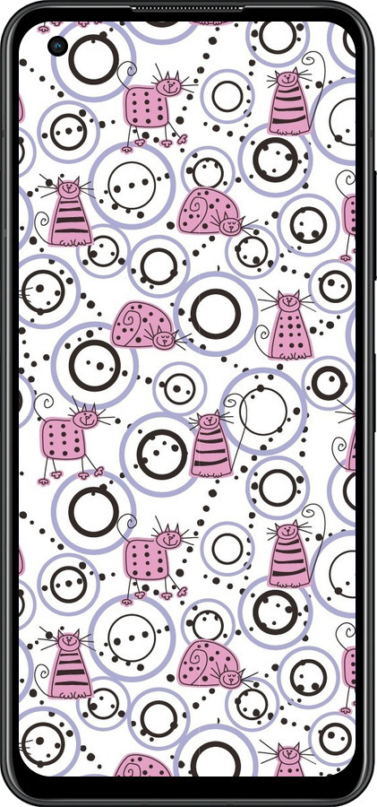 Силиконовый чехол Смешные коты для Asus Zenfone 9 - 907u-2842 изображение 